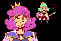 A character sheet